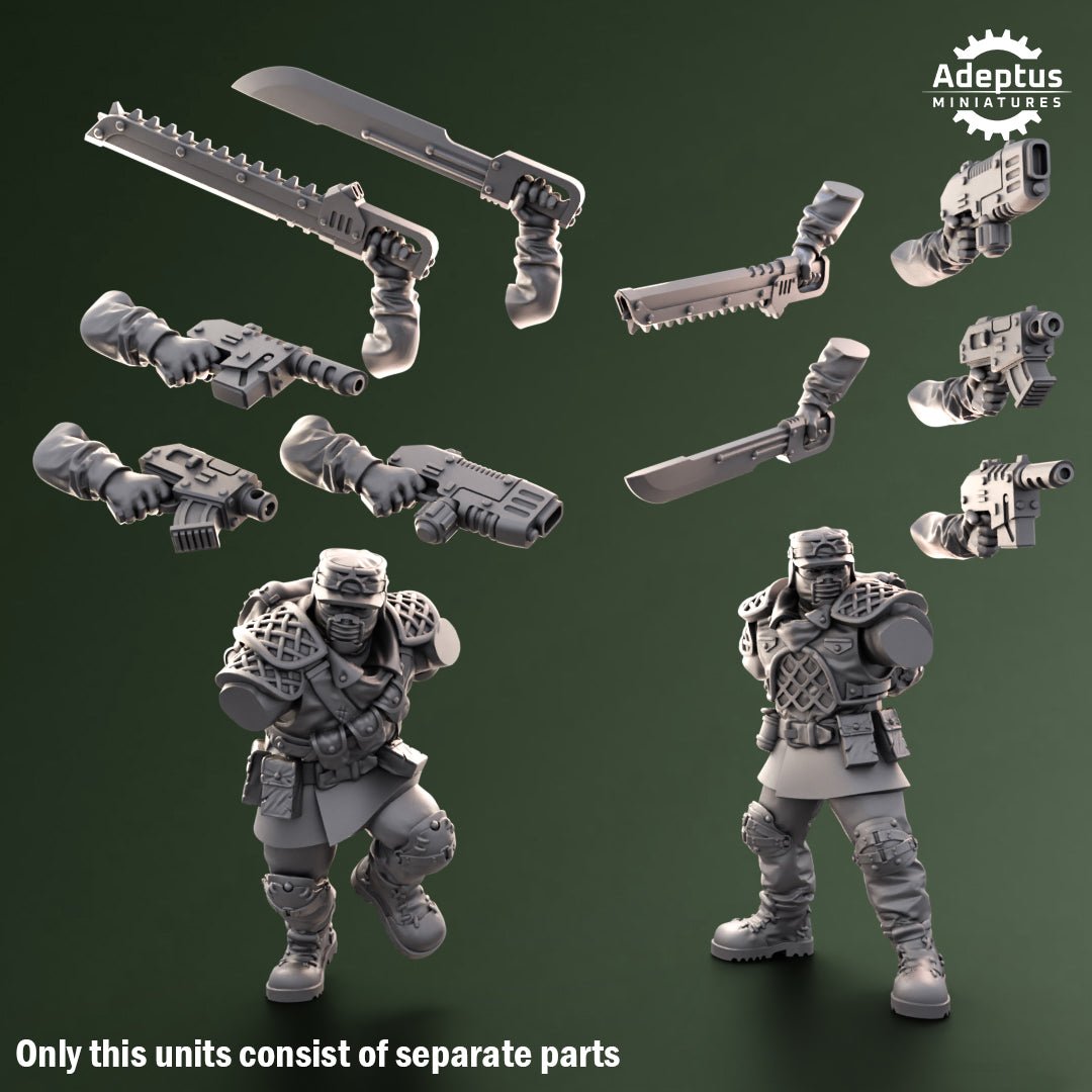 Squad Sunscorch Regiment - HamsterFoundry - Redmakers