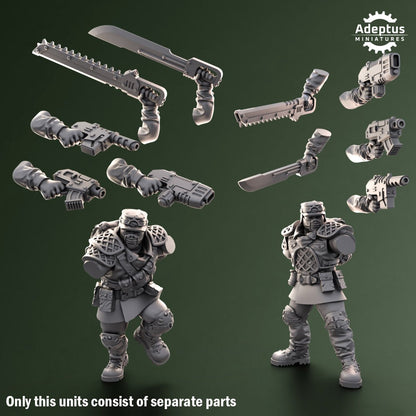 Squad Sunscorch Regiment - HamsterFoundry - Redmakers