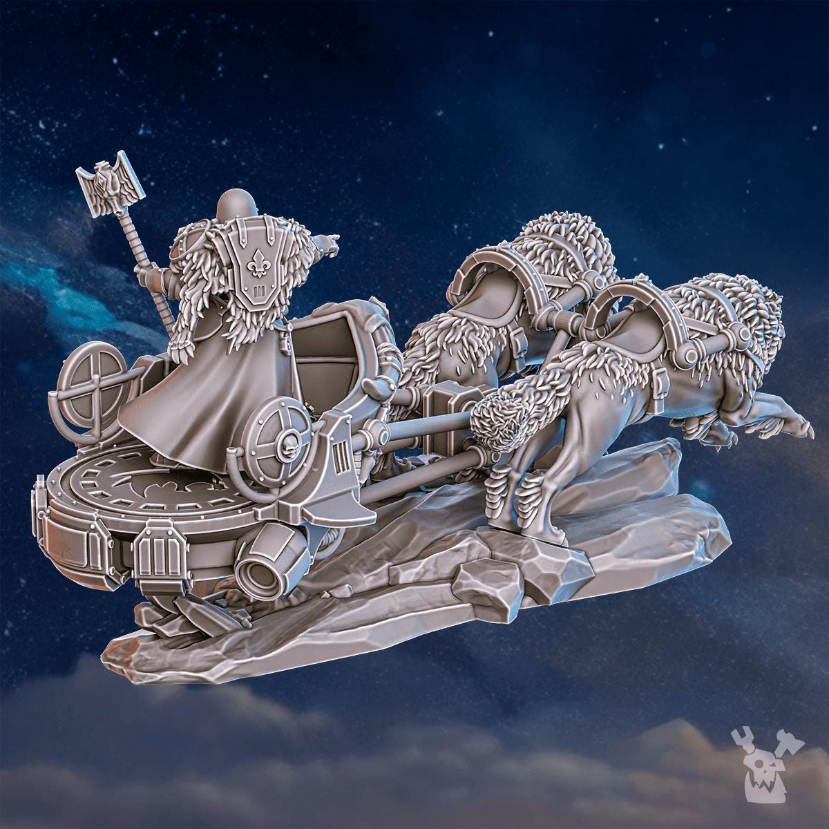 Stormpride Sisters - Jarl Arna on Stormchariot - HamsterFoundry - HamsterFoundry