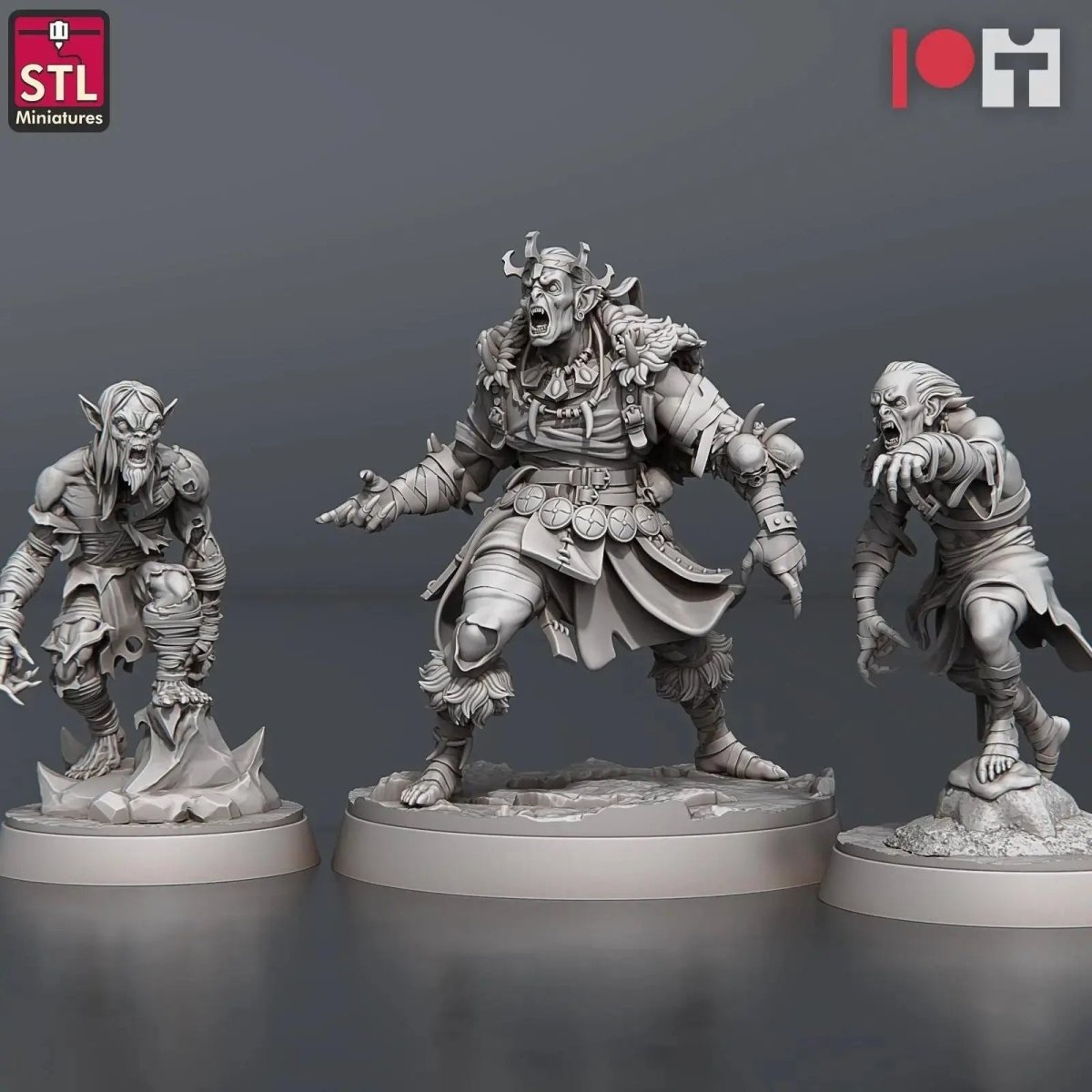 The Ghoul King - HamsterFoundry - STL Miniatures
