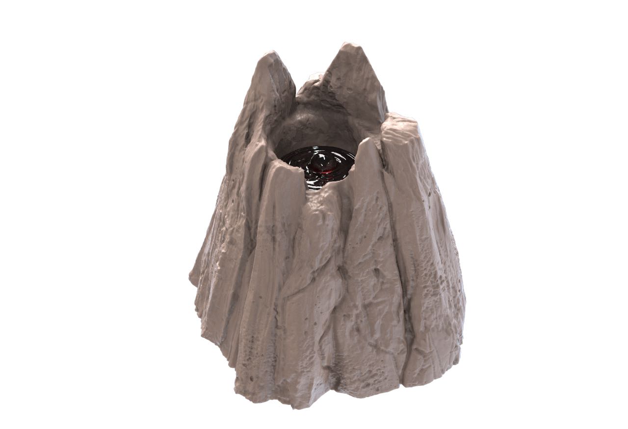 Volcano scenery set - HamsterFoundry - HamsterFoundry